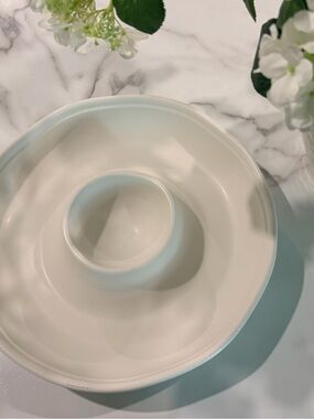 Bee & Willow Ceramic Chip and Dip Serving Bowl